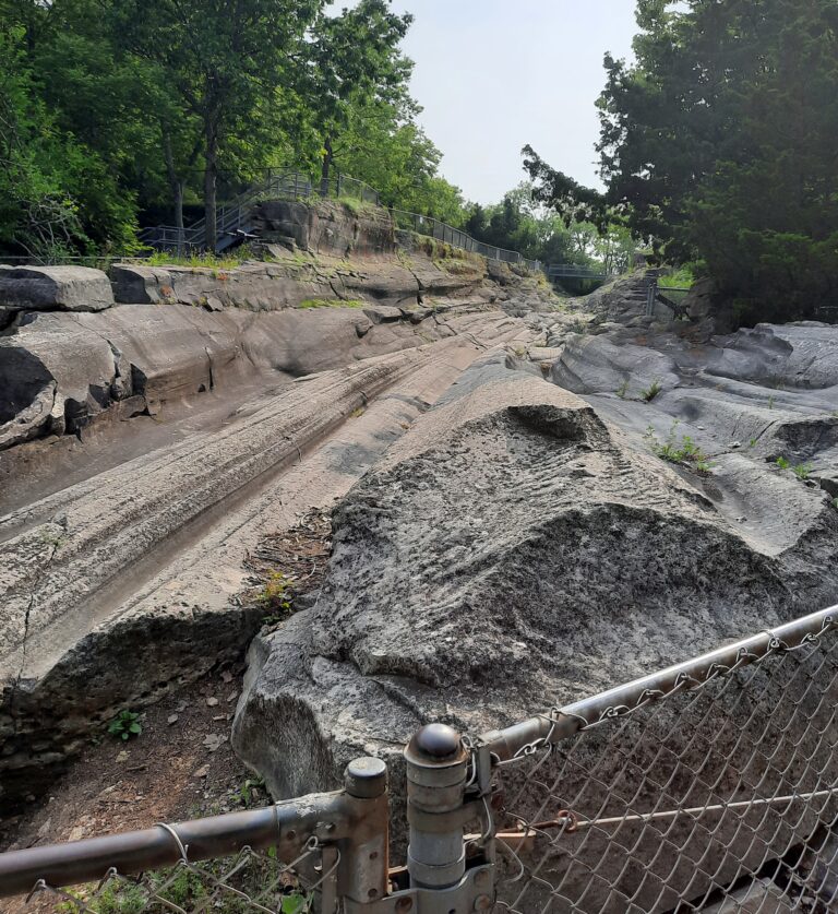 Kelleys Island Glacial Grooves Geological Preserve--awe inspiring.