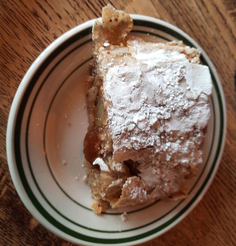 Tony Packo's cherry strudel without ice cream.