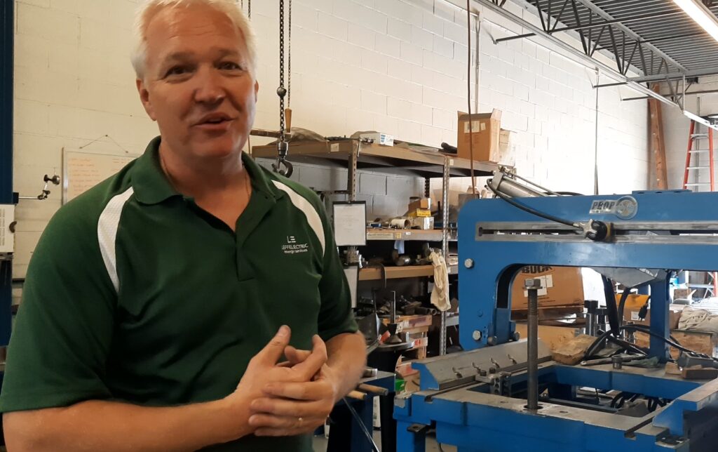 The owner, Ray, gives us a tour of the North Coast Prop Tech shop located in Huron, Ohio.