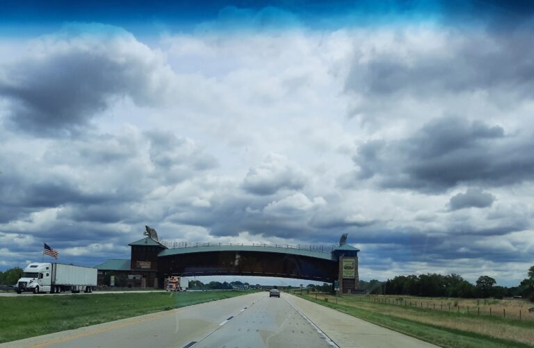 Travel to Port Clinton--Bridge over I-80 Kearney Nebraska