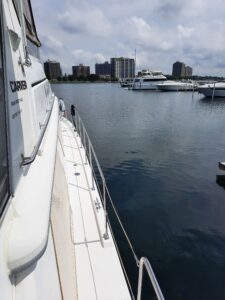 A view of Sania Bay Marina.